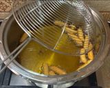 A picture of step 6 of Balah el Sham (Egyptian churros).