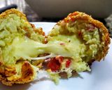 Foto del paso 4 de la receta: CROQUETAS Con Chorizo Cubiertas con Hojuelas de Avena...!😋