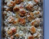Foto langkah ke 8 dari resep Egg Rice Baked with Mozarella and Veggie.