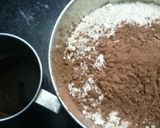 A picture of step 1 of Chocolate cake.