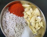 A picture of step 2 of Bhindi ke pakode.