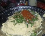 A picture of step 3 of Aloo kay kabab.