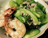 Hình bước làm 5 của món Tôm nõn xào thịt băm