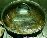 A picture of step 2 of Sweet Corn and Spring Onion Soup.