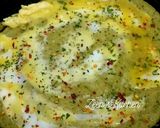 A picture of step 1 of Eggy Pesarattu.