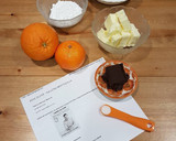 Foto del paso 1 de la receta: Galleta gigante de naranja, mandarina y chocolate!!!