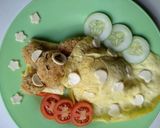 Foto langkah ke 7 dari resep Omurice (Nasi goreng selimut).