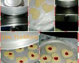 A picture of step 9 of Jam Nankhatai/cookies baked in kadai.