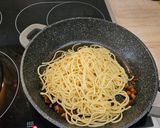 Carbonara spagetti recept fázis 5 fotója