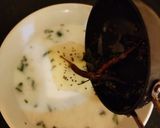 A picture of step 5 of Pakhala Bhata.