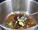 A picture of step 2 of Ginger flapjacks with pistachios and apricots.