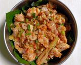 Foto langkah ke 4 dari resep Ayam Kukus Pedas.