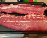 A picture of step 1 of Instant Pot Ribs.
