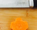 A picture of step 6 of 3D carrot flower(Nejiri ume).