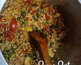 A picture of step 3 of Pearl and Sorghum Millet Bisi Bele Bhaat.