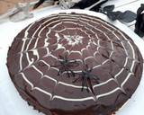 Foto del paso 5 de la receta: Tarta Halloween telaraña