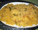 A picture of step 16 of Pepper Chilli Lentil Pulao.