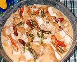 Foto langkah ke 3 dari resep Tahu Santan Cabe Hijau Keriting.