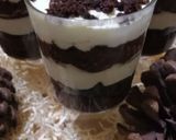 A picture of step 7 of Double Chocolate Brownie Parfait.