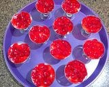 A picture of step 3 of Mini Cherry Cheesecakes.