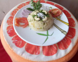 A picture of step 7 of Rava Upma.