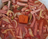 Lecsókolbász ragú hentes módra recept fázis 3 fotója