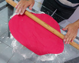 Foto del paso 3 de la receta: Pastel de fondant navideño