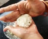 A picture of step 5 of Sabudana Tikki.