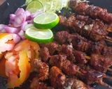 Foto langkah ke 6 dari resep Sate Kambing Empuk, Simpel, Enduls.