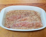 Foto del paso 1 de la receta: Filete de trucha asalmonada con salsa de chile seco y pepitas