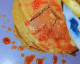 A picture of step 3 of Milky vanilla pancake.