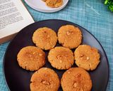 A picture of step 7 of Whole wheat, Oats & Jaggery Cookies, Eggless.