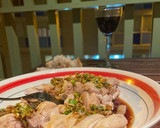 Foto del paso 7 de la receta: Pechuga de pollo al vapor con salsa de soja estilo japonés