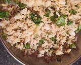 A picture of step 2 of Rice parathas.