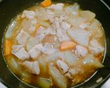 Foto langkah ke 5 dari resep Sup Ayam Labu ala Chinese Restoran.