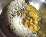 A picture of step 1 of Khoba roti.
