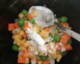 Creamy Vegetable Soup(Microwave recipe) recipe step 4 photo