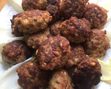 Foto del paso 10 de la receta: Albóndigas chafadas o mini-hamburguesas...con brócoli 🥦