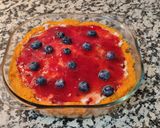 Foto del paso 15 de la receta: Pastel de boniato con frutos secos y mermelada de fresa