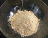 A picture of step 1 of Besan ki Mithi Sev.