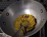 A picture of step 4 of Pumpkin and soyabean fry.