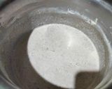 A picture of step 2 of Buckwheat firni with flavoured Gond katira or Badam pisin.