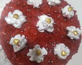 A picture of step 3 of Red velvet cake.