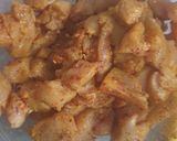 A picture of step 1 of Chicken pita wrap.