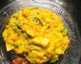A picture of step 1 of Millets kichade.