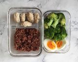 Hình bước làm 3 của món Eatclean bữa trưa part 1
