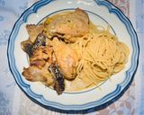 Foto del paso 11 de la receta: Pollo a la crema con setas variadas