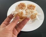 A picture of step 2 of Coconut Pancakes.
