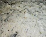 A picture of step 4 of Aloo or moong daal k bhallay.