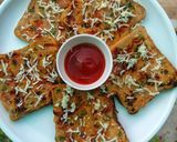A picture of step 9 of Eggless french toast semolina toast.